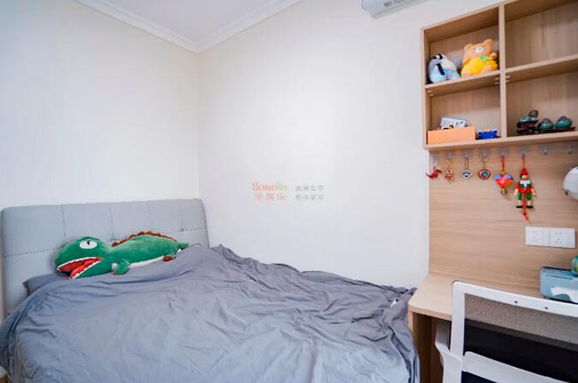 99㎡三居簡約風,結合型空間布局,將起居利用率拉滿